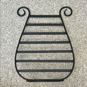 Black Metal Jewelry Organizer